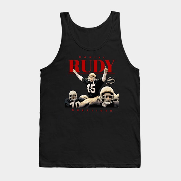 Daniel 'Rudy' Ruettiger Tank Top by Juantamad